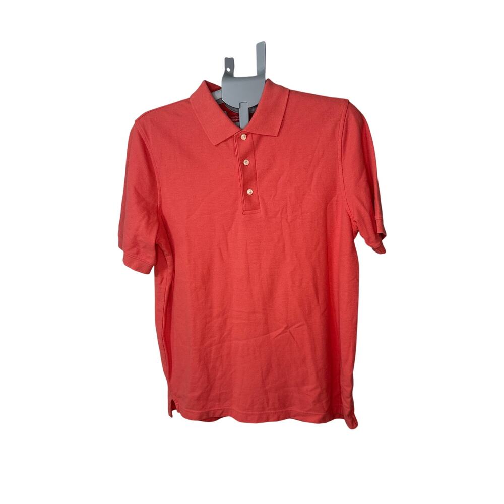 Craft & Barrow Salmon Polo Shirt Size Men's M